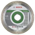 Produktbild: Bosch 10x Diamanttrennscheibe Standard for Ceramic (für Stein, Keramik, Fliesen, Marmor, Ø 125 x 22,23 x 1,6 x 7 mm, Zubehör für Winkelschleifer)