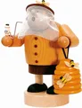 Produktbild: KWO Holzfigur - Räuchermann Imker, Holzkunst, Höhe 19cm