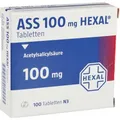 Produktbild: ASS 100 mg HEXAL Tabletten 100 St. PZN 07402210