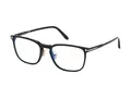 Produktbild: Tom Ford FT5699-B 001 57 Brille Brillenfassung Brillengestell Schwarz Blaufilter