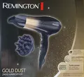 Produktbild: REMINGTON Haartrockner GoldDust D5208 Ionen mit Stylingdüse und Diffusor NEU
