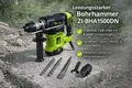 Produktbild: Zipper Bohrhammer ZI-BHA1500DN 1500W SDS-Plus Schlagbohrmasc