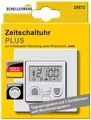 Produktbild: SCHELLENBERG Schalter Plus zur Rollladensteuerung von Rohrmotoren Standard und Plus (7-St), mit Display und Wandtaster, Unterputzmontage, weiß
