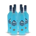 Produktbild: 6x Gletscherwasser Likör  16 % Vol.  0,7 Liter-Flasche  Steinhauser