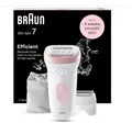 Produktbild: Braun Silk-épil 7, Epilierer Damen, Ladyshaver, 7-030, Weiß/Flamingorosa
