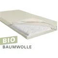 Produktbild: Encasing Bio Cotton Softsan, Milbenschutzbezug für Boxspring Topper beige 120 cm x 200 cm x 8 cm