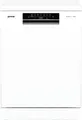 Produktbild: Gorenje GS642E90W Teilintegrierter Geschirrspüler, 60 cm breit, 13 Maßgedecke, TouchControl, 3 in 1 Funktion, Überlaufschutz, weiß