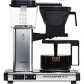 Produktbild: Moccamaster Kaffeemaschine KBG Select, mit Glaskanne, 1,25 Liter, 1520 Watt, silber poliert, bis zu 10 Tassen