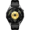 Produktbild: Watch GT 6 46mm (Atum-B19F), Smartwatch schwarz, schwarzes Fluorelastomerarmband