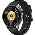 Produktbild: Huawei WATCH GT6 46mm Black Fluoroelastomer Strap Kompatibel mit iOS und Android