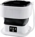 Produktbild: Mini-Waschmaschine ideal für Unterwegs | Mobile Waschmaschine mit 2 Waschprog...