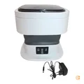 Produktbild: CleanMaxx Mini-Waschmaschine Falteimer Waschgerät weiß faltbar 40W 1505687