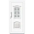 Produktbild: Panto Kunststoff-Haustür Landhausstil K003 Weiß 100 cm x 200 cm Anschlag Links