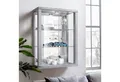 Produktbild: K-Möbel Hängevitrine C1013 (Glasvitrine (80x60x25 cm) mit 2 Glastüren)