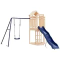 Produktbild: vidaXL Spielturm Spielturm Massivholz Kiefer braun