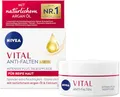 Produktbild: NIVEA VITAL Anti-Falten Intensiv Plus Tagespflege LSF 15, Gesichtspflege für reife Haut mit natürlichem Argan-Öl und Calcium, Tagescreme mit LSF für intensive Feuchtigkeit (50 ml)