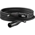 Produktbild: Premium XLR-Kabel XLR6M black schwarz, 6 Meter