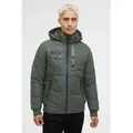 Produktbild: Winterjacke CAMP DAVID, Herren, Gr. S, khale grün, Material Rückenteil Rumpf + Ärmel: 100% Polyamid, Material Vorderteil Rumpf + Ärmel: 100% Polyester, Futter: 100% Polyester, Füllung: 100% Polyester, bedruckt, bestickt, regular fit normal, eingesetzt Rippbündchen, Jacken Winterjacke, mit Innentaschen