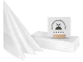 Produktbild: 6er Set Mundservietten 100% Baumwolle 50x50 cm Weiß