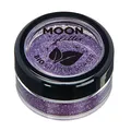 Produktbild: Biologisch abbaubarer Öko-Glitter von Moon Glitter - 100% kosmetischer Bio-Glitter für Gesicht, Körper, Nägel, Haare und Lippen - 5g - Lavendel