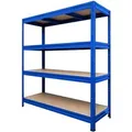 Produktbild: KARAT Weitspannregal Schwerlastregal Blau Traglast 1200 kg 200 x 150 x 60 cm