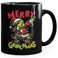 Produktbild: MoonWorks Tasse Tasse Weihnachten Merry GrinchMas Geschenkidee Weihnachtsmuffel, Keramik