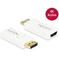 Produktbild: DeLOCK - Video- / Audio-Adapter - DisplayPort / HDMI - DisplayPort (M) - HDMI, 19-polig (W) - (DisplayPort 1,2) - weiß (65580)