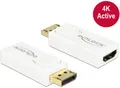 Produktbild: Delock 65580 DisplayPort / HDMI Adapter [1x DisplayPort Stecker - 1x HDMI-Buchse] Weiß