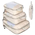 Produktbild: Koffer Organizer Packing Cubes Compression Koffer Organizer Set Wasserfester ...