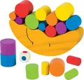 Produktbild: Balancierspiel Geschicklichkeitsspiel Mond aus Holz von goki Stapelspiel mit Palandi® Sticker