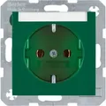 Produktbild: Berker SCHUKO-Steckdose gn/gl 47508903