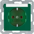 Produktbild: Berker SCHUKO-Steckdose gn/gl 47508903