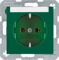 Produktbild: Berker SCHUKO-Steckdose gn/gl 47508903 Steckdosen SCHUKO-Steckdose