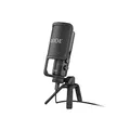 Produktbild: RØDE NT-USB vielseitiges USB-Kondensatormikrofon mit Studioqualität, Popfilter und Stativ für Streaming, Gaming, Podcasting, Musikproduktion, Gesangs- und Instrumentenaufnahmen (schwarz)
