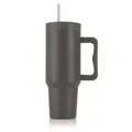 Produktbild: Thermobecher Edelstahl Kaffeebecher Auslaufsicher Isolierbecher Grau GOURMETMAXX