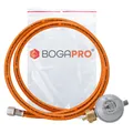 Produktbild: BOGAPRO 107365 Propangasschlauch 1,5 m mit Gasdruckregler - B-Ware 