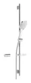 Produktbild: HANSA Duschsystem Hansaactivejet Style, 1 Strahlart(en), Wandstangen-Set 970 mm Handbrause, 1-strahlig Brausenkopfgröße 110