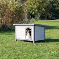 Produktbild: TRIXIE Hundehütte Classic - grau - 85 × 58 × 60 cm
