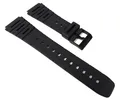 Produktbild: Casio Uhrenarmband 20mm | Resin schwarz W-741 W-720 CA-53W