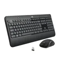 Produktbild: Logitech MK540 Advanced Kombi – Kabellose Tastatur und Maus für Windows, Deutsche QWERTZ-Tastatur – Schwarz