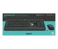 Produktbild: Logitech MK540 Set kabellos Tastatur Maus DE QWERTZ schwarz USB 1000dpi
