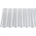Produktbild: PC Wellplatte Trapez 76/18 gerillt Klar 1,4 mm 2500 mm x 950 mm