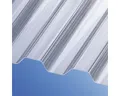 Produktbild: Gutta Polycarbonat Wellplatte Trapez 76/18 klar gerillt 2500 mm x 950 mm x 1,4 m