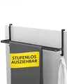 Produktbild: MDCASA Premium Handtuchstange I Handtuchhalter ohne Bohren & verstellbar inkl. Kratzschutz I Stabiler Handtuchhalter Tür für alle gängigen Türen