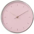 Produktbild: Wall-Art Wanduhr Minimalistisch Ø 25 cm Rosa und Roségold-Optik
