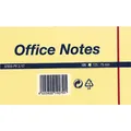 Produktbild: tesa Office Notes Haftnotizen - 100 Blatt - 12,5 cm x 7,5 cm - Gelb