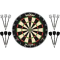 Produktbild: Winmau Blade 6 Dartboard Turnierboard Dartscheiben Set mit 4 Dart Sets Steeldart