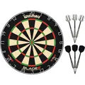 Produktbild: Winmau Blade 6 Dartboard Turnierboard Dartscheiben Set mit 2 Dart Sets Steeldart