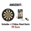 Produktbild: Winmau Blade 6 Dartscheibe Bristle Dart Board Dartboard + 6 Steeldarts
