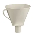 Produktbild: ALFI Kaffeefilter AROMA PLUS Größe 4 mit Stutzen aus Bio-Kunststoff beige